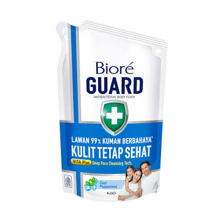Sabun Mandi Cair Biore Guard 400ml Pouch