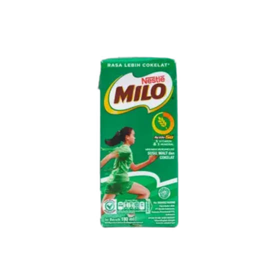 Susu UHT Milo Active Go 180ml