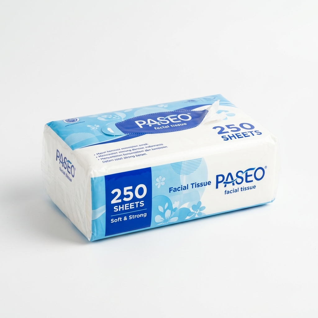 Tisu Wajah Paseo Smart 250 Lembar 2 Ply